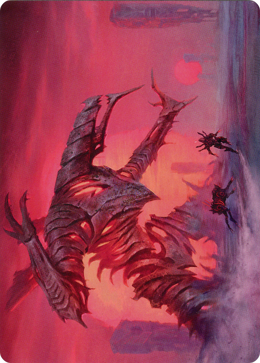 Red Sun's Twilight // Red Sun's Twilight (AONE-033) - Phyrexia: All Will Be One Art Series (Borderless)