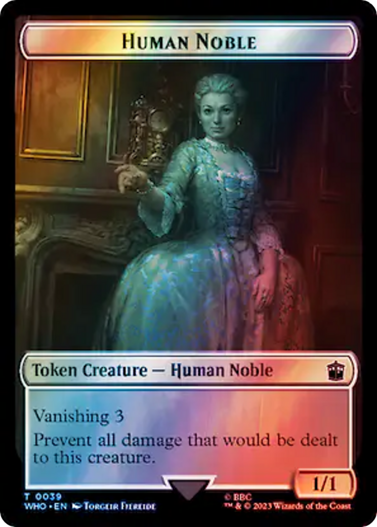 Human Noble (TWHO-039) - Doctor Who Tokens Foil