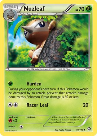 Nuzleaf/114  XY  Steam Siege - Uncommon