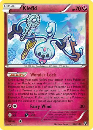 Klefki 080  XY  Steam Siege - Uncommon