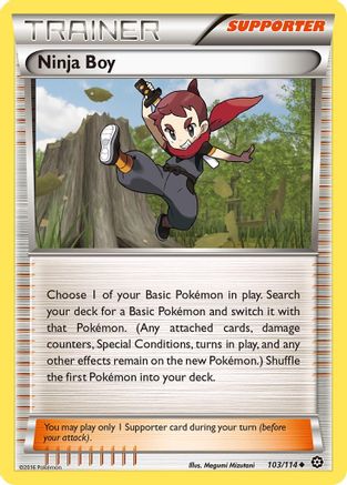 Ninja Boy 103  XY  Steam Siege - Uncommon
