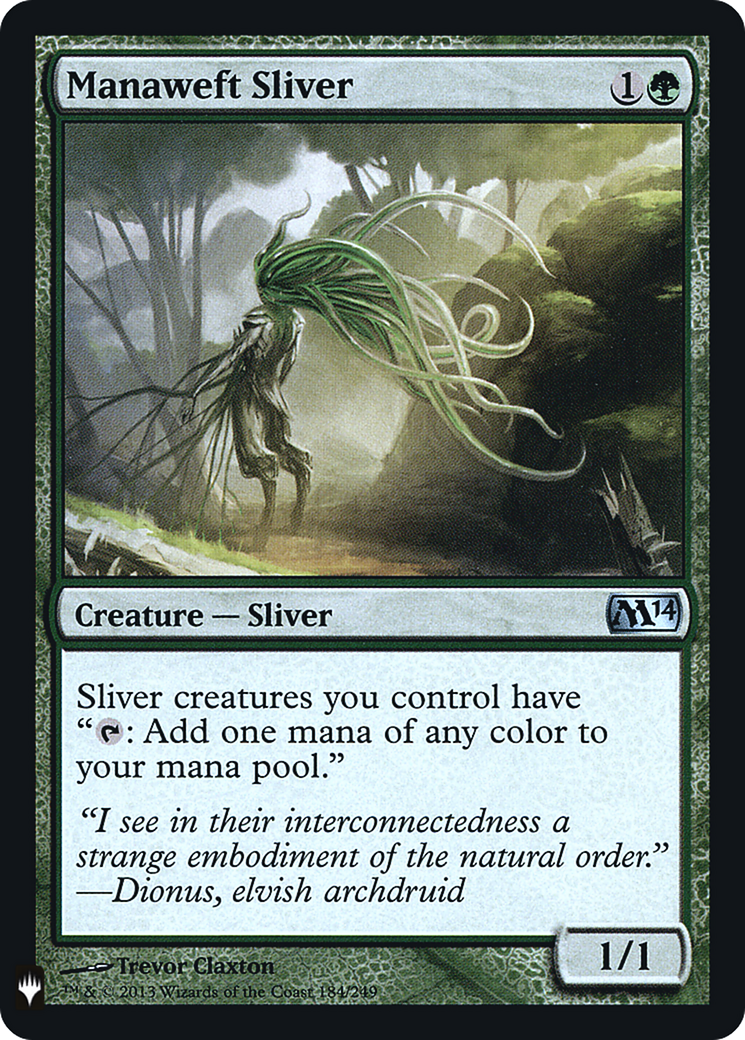 Manaweft Sliver [Mystery Booster]
