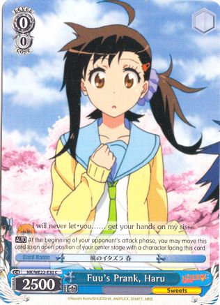 Fuu's Prank, Haru (NK/WE22-E30) - NISEKOI Extra Booster