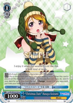 "Christmas Date" Hanayo Koizumi (LL/EN-W02-E135 U) - Love Live! DX Vol.2