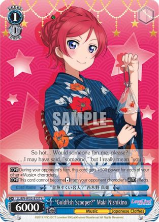 "Goldfish Scooper?" Maki Nishikino (LL/EN-W02-E137 U) - Love Live! DX Vol.2