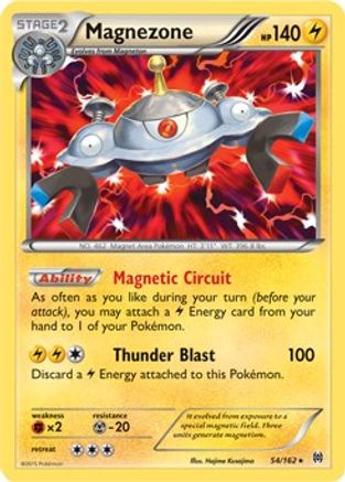 Magnezone - 54/162 (XY BREAKthrough)/162  Deck Exclusives - Rare
