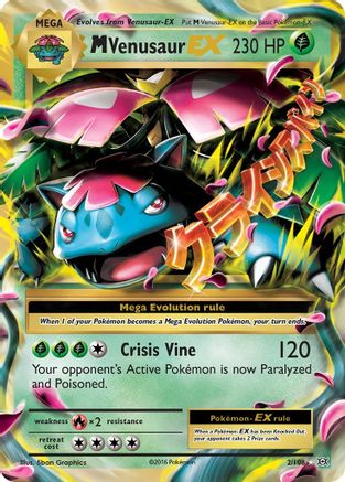 M Venusaur EX 002  - Holofoil XY  Evolutions - Ultra Rare