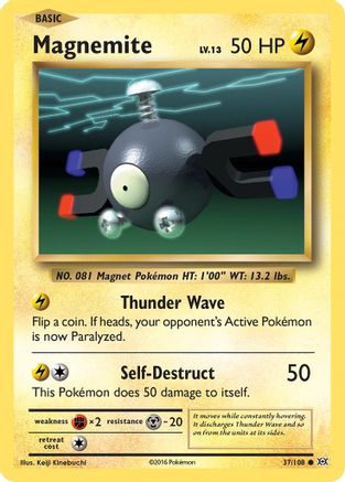 Magnemite 037  XY  Evolutions - Common