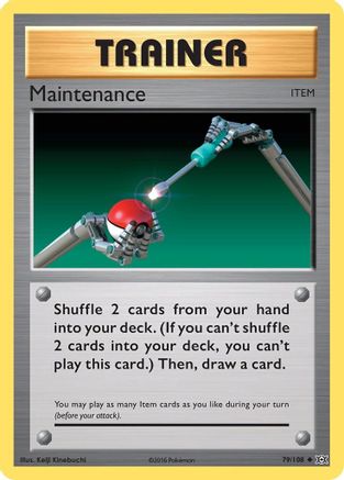 Maintenance 079  XY  Evolutions - Uncommon
