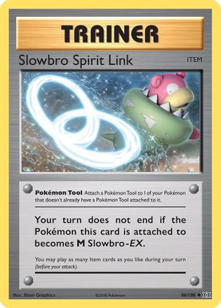 Slowbro Spirit Link 086  XY  Evolutions - Uncommon