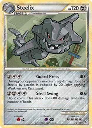 Steelix - 24/95 (HGSS Unleashed)/095  - Holofoil Deck Exclusives - Holo Rare