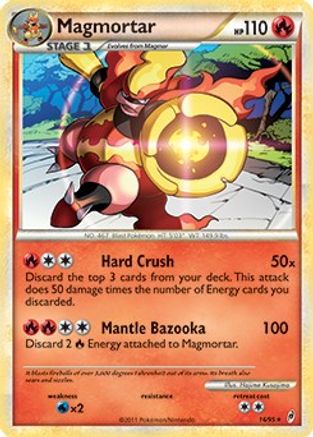 Magmortar - 16/95 (Call of Legends)/95  Deck Exclusives - Rare