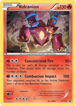 Volcanion - XY164  - Holofoil XY Promos - Promo