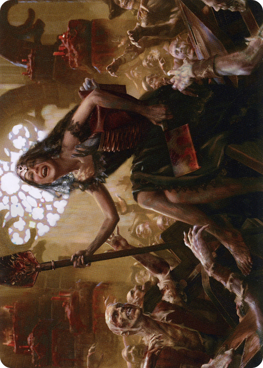 Gisa, Glorious Resurrector // Gisa, Glorious Resurrector (AMID-035) - Midnight Hunt Art Series (Borderless)