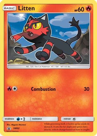 Litten - SM02  - Holofoil SM Promos - Promo