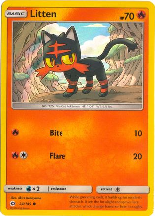 Litten 024/149  - Holofoil Miscellaneous Cards & Products - Promo