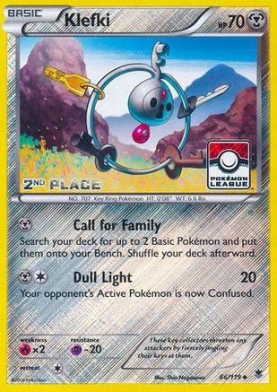 Klefki 066/119  - Reverse Holofoil League & Championship Cards - Promo