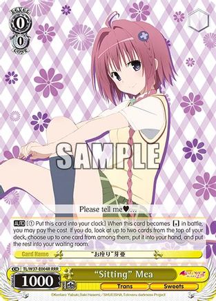 "Sitting" Mea (RRR) (TL/W37-E004R RRR) - To Loveru Darkness 2nd