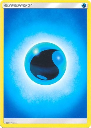 Water Energy (2017 Unnumbered)  - Reverse Holofoil SM Base Set - Common