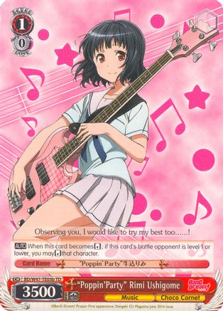 "Poppin'Party" Rimi Ushigome (B) (BD/W47-TE05b TD) - BanG Dream!