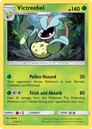 Victreebel 003  SM  Guardians Rising - Rare