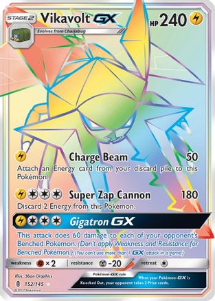 Vikavolt GX (Secret)  - Holofoil SM  Guardians Rising - Secret Rare