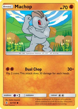Machop (62) 062  SM  Guardians Rising - Common