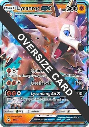 Lycanroc GX - SM14  - Holofoil Jumbo Cards - Promo
