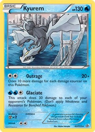 Kyurem 43/113 (BW Legendary Treasures)/113  Deck Exclusives - Rare