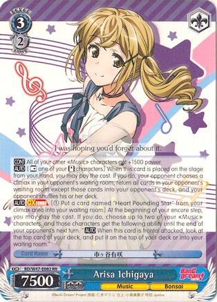 Arisa Ichigaya (BD/W47-E082 RR) - BanG Dream!