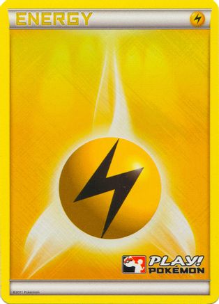 Lightning Energy (2011 Play! Pokemon)  - Holofoil League & Championship Cards - Promo