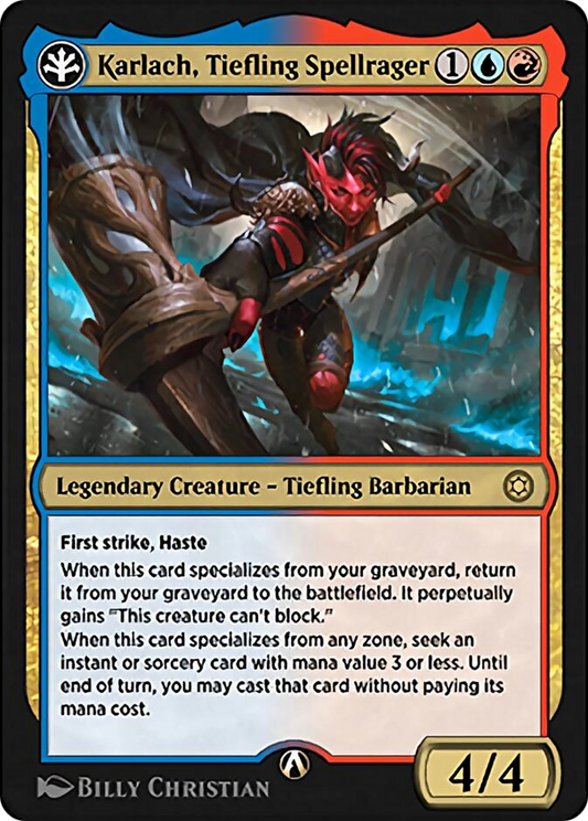 Karlach, Tiefling Spellrager (HBG-14U) - Alchemy Horizons: Baldur's Gate