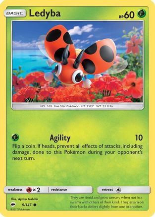 Ledyba 009  SM  Burning Shadows - Common
