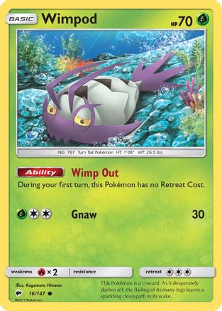 Wimpod 016  SM  Burning Shadows - Common