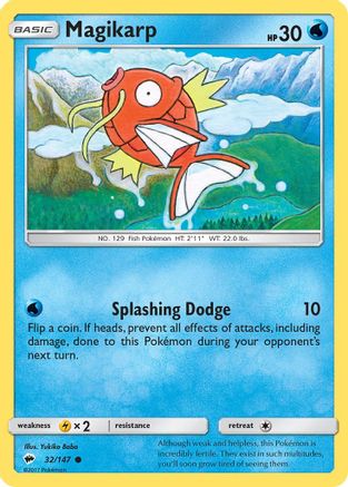 Magikarp 032  SM  Burning Shadows - Common