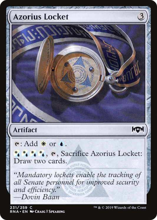 Azorius Locket [Ravnica Allegiance]