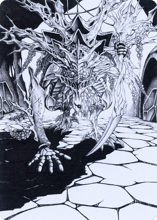 Thrun, Breaker of Silence // Thrun, Breaker of Silence (AONE-076) - Phyrexia: All Will Be One Art Series (Borderless)