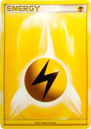 Lightning Energy (2007 Unnumbered D/P Style Non-Holo)/P  League & Championship Cards - Promo