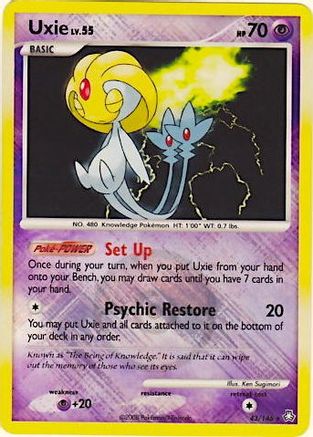 Uxie 043/146  - Reverse Holofoil League & Championship Cards - Promo