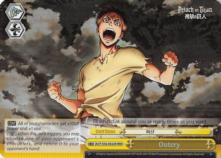 Outcry (RRR) (AOT/S50-E022R RRR) - Attack on Titan Vol. 2
