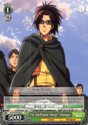 "A Definite Step" Hange (AOT/S50-E043 C) - Attack on Titan Vol. 2