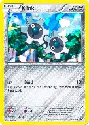 Klink - 74/114 (Cracked Ice Holo)/114  - Holofoil Blister Exclusives - Promo