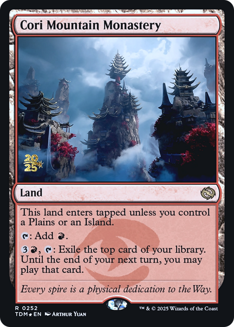 Cori Mountain Monastery [Tarkir: Dragonstorm Prerelease Promos]