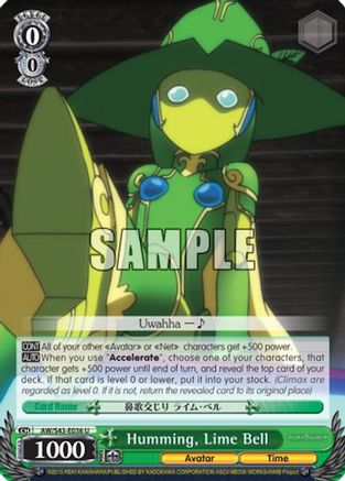 Humming, Lime Bell (AW/S43-E036	U) - Accel World -Infinite Burst-