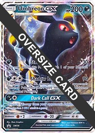 Umbreon GX - SM36  - Holofoil Jumbo Cards - Promo