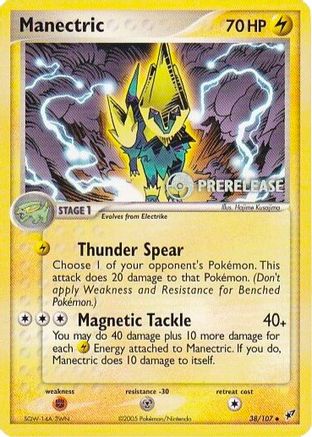 Manectric - 38/107 (Prerelease)/107  Nintendo Promos - Promo