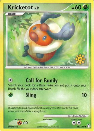 Kricketot - 86/123/123  Countdown Calendar Promos - Promo