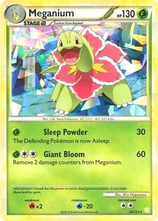 Meganium 026/123  - Holofoil Deck Exclusives - Holo Rare