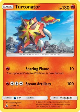 Turtonator  SM  Ultra Prism - Uncommon