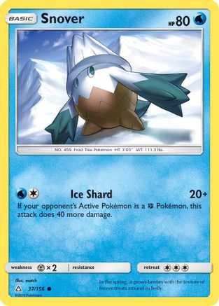 Snover  - Reverse Holofoil SM  Ultra Prism - Common